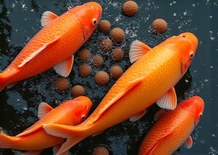 Catfish feeding on surface