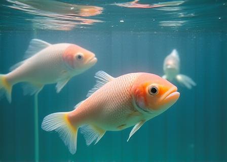 Tilapia in rearing tank