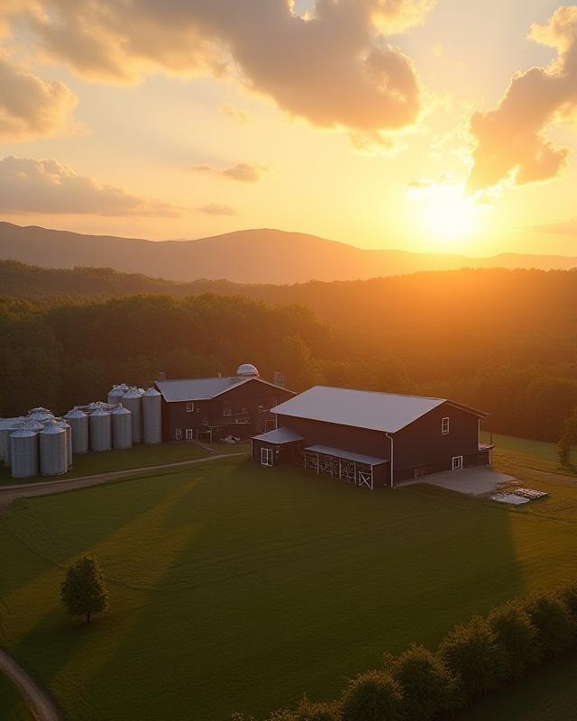 Northeast swine production facility